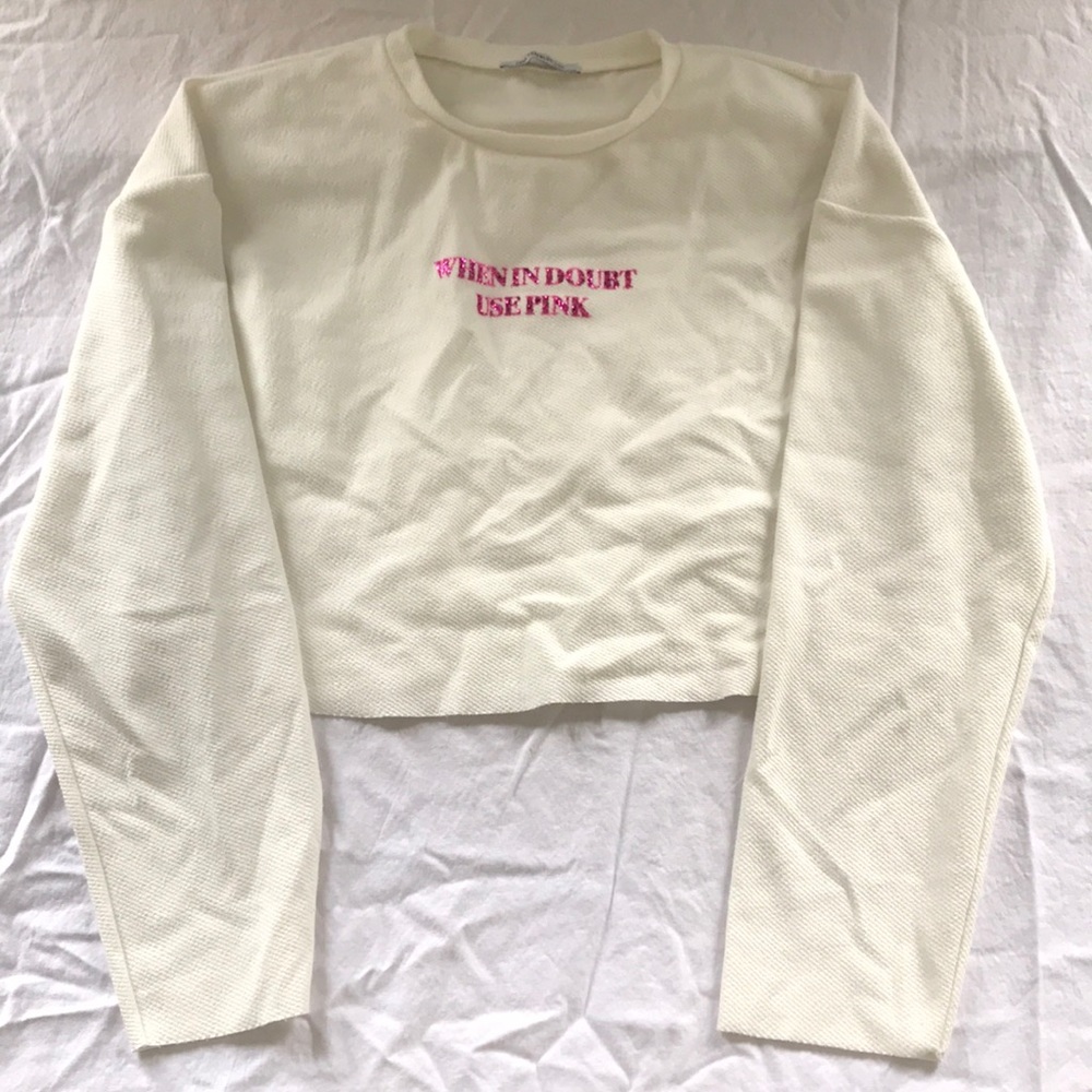 Cropped sweater